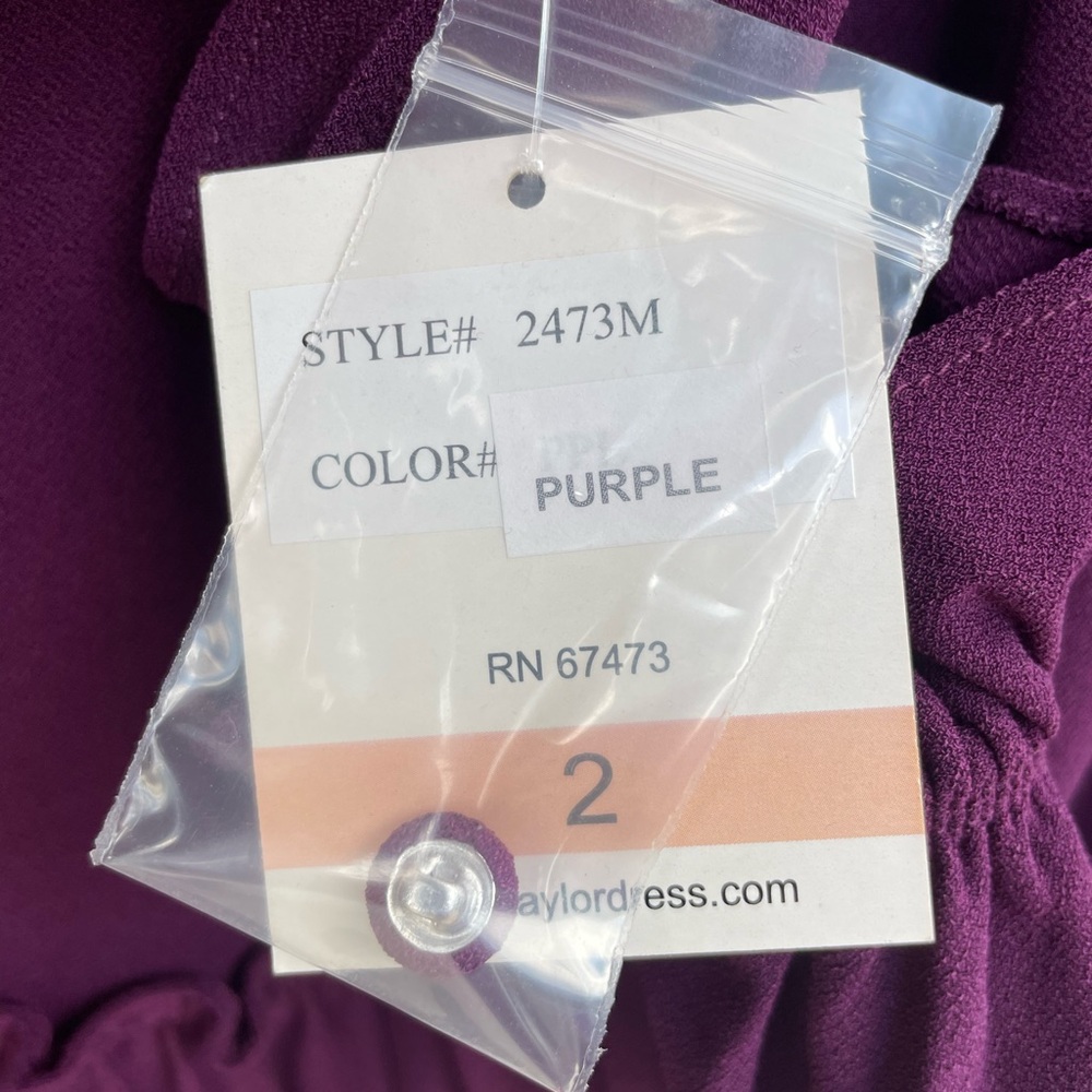 Deep Purple Ruffled Dress - Picture 9 of 12